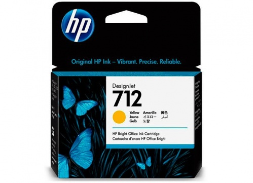 712 (Y) (3ed69A) Картридж HP оригинальный