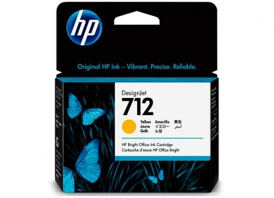 712 (Y) (3ed69A) Картридж HP оригинальный